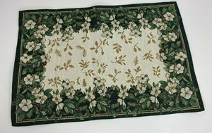 Ex-cell Kemp & Beatley Splendor Holiday 13x19" Placemat Green - Picture 1 of 2