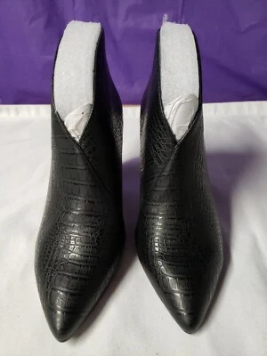 中国洗衣女式踝靴,黑色爬行动物,7 — 第 1/4 张图片