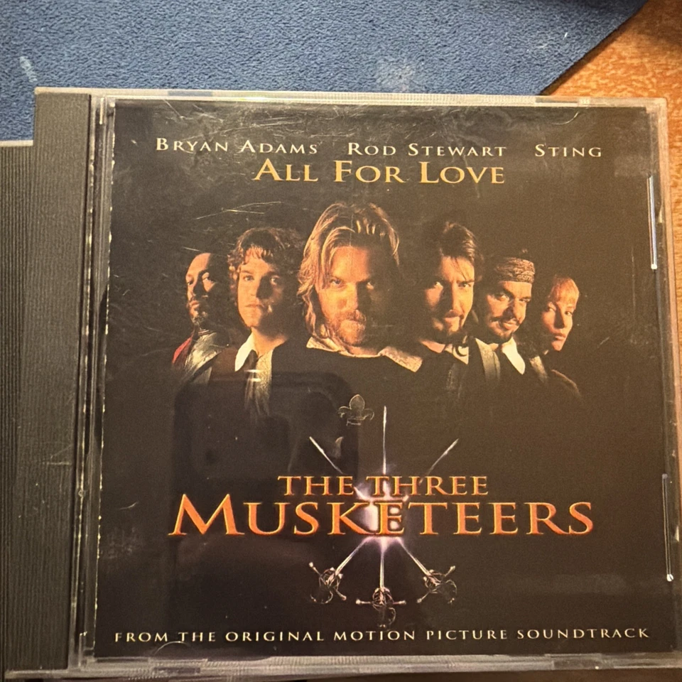 BRYAN ADAMS ROD STEWART STING  All For Love CD Single The Three MUSKETEERS Movie — 第 1/1 张图片