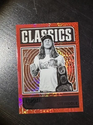 2025 Combat Anthology Matt Riddle Green # /275 - Image 1 of 3