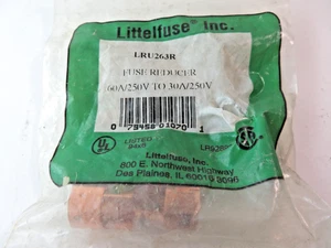 NUOVO LITTELFUSE LRU263R RIDUTTORE FUSIBILE DA 60 A 30 A/AMP - Foto 1 di 2