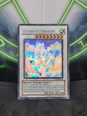 Yugioh Stardust Dragon TDGS-EN040 Ghost Rare LP - Image 1 of 3