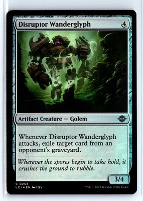 (3x) FOIL Disruptor Wanderglyph Lost Caverns of Ixalan MTG Magic the Gathering - Image 1 of 4