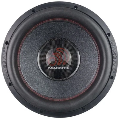 MEGA SUBWOOFER DE COMPETICIÓN MASSIVE AUDIO HIPPO H124 12” 1500W RMS SPL 4-OHM DVC Foto 1 de 4