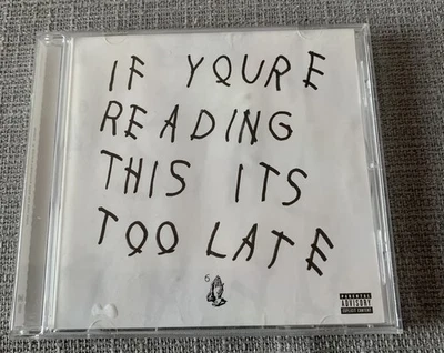 Drake - if you’re reading this it’s to late - CD hip hop grime   - Image 1 of 3