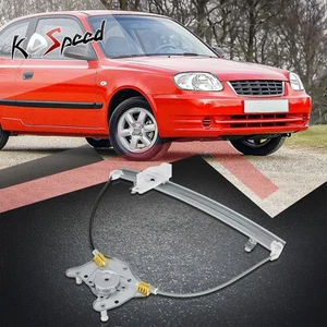 Front Driver Side Power Window Regulator w/o Motor for 00-05 Accent Hatchback - Picture 1 of 5