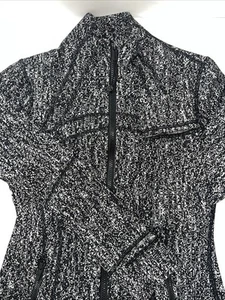 Giacca donna Lululemon Define zip maculata manica lunga fori pollice Luon taglia 6 - Foto 1 di 8