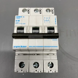 GE Vynckier D16 3 Phase Series G MCB - Picture 1 of 5