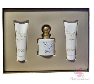 Juego de 3 piezas Fancy Love de Jessica Simpson - 3,4 oz eau de parfum spray + loción de 3,0 oz + gel de ducha Foto 1 de 2