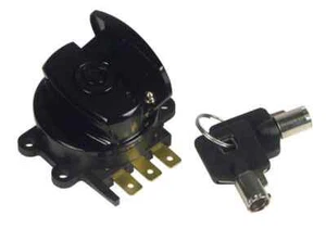 New Black Electronic Fat Bob Ignition Switch Late Style Tank Mounted Harley - Picture 1 of 1