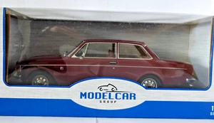 Model Car Group MCG 18443 Volvo 142 2 door saloon dark red - Picture 1 of 2