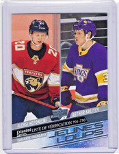 2020-21 upper deck Aleksi Heponiemi Arthur Kaliyev young guns french #730