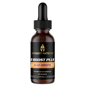 Conquest Nutrition B Boost Plus B-12 Tropfen 2oz - Vegan Friendly - Bild 1 von 2
