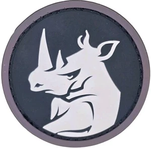 MSM CABEZA DE RINOCERONTE MILSPEC MONO SWAT TÁCTICO MILITAR PVC GANCHO MORAL PARCHE - Imagen 1 de 2