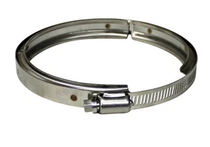 Abrazadera de banda en V con bocina de admisión a turbo para 2004.5-2010 6.6 l Duramax LLY LBZ LMM - Imagen 1 de 3