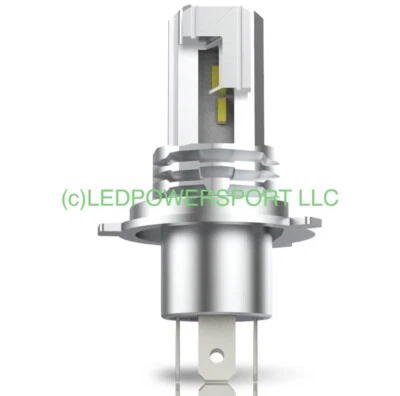 Snowmobile LED HEADLIGHT UPGRADE KIT CONVERSION 9000 Lumen Per Bulb (H4 Fit) X2 - Image 1 of 3