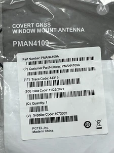 Motorola PMAN4109 Covert GPS Window Mount Antenna - Picture 1 of 3