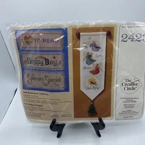 El Círculo Creativo Rey de los Ángeles Tapiz 2423 Kit Punto de Cruz Contado 1985  - Imagen 1 de 9