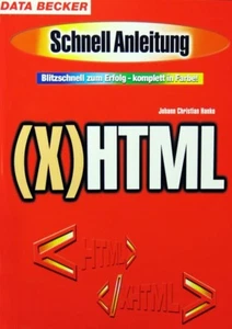 (X)HTML Schnell Anleitung von Data Becker - Bild 1 von 2