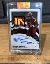 2022 panini immaculate Collection Football Brian Robinson Jr RPA /18 FOTL