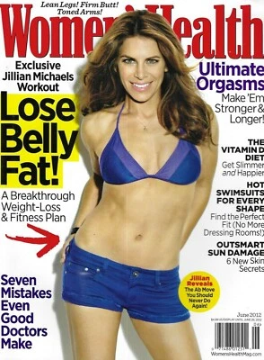 Women's Health Magazine Jillian Michaels Weight Loss Workouts Recipes 2012 Foto 1 de 4