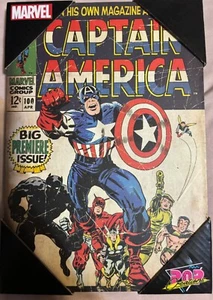 Marvel Comics Captain America 100 Holz Wandbilder 7x10 Neu in OVP - Bild 1 von 4
