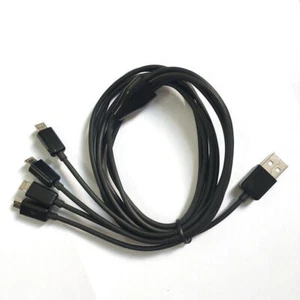 USB 2.0 A 6ft/2M 4 in 1 Multi Micro USB Charging Cable USB Male Male to 4 Micro - Zdjęcie 1 z 6