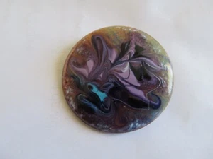 Hübsche Vintage Brosche emailliert - Bild 1 von 4