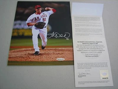 Foto firmada autografiada por Joe Saunders de 8x10 - Ángeles - Testigo de UDA Foto 1 de 3