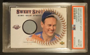 2001 Upper Deck Sweet Spot #J-NR Nolan Ryan ~ PSA 8 (Game Worn Relic)! - Picture 1 of 3