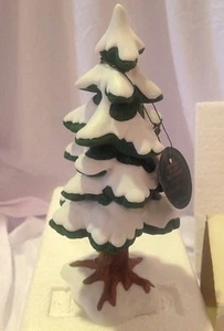 Dept 56 VILLAGE PORCELAIN PINE Small Tree Heritage Village #52191 - Retired MINT - Picture 1 of 11