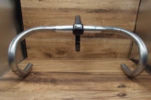 drop bar Modolo Anatomic Shape road bike handlebar + quill stem Modolo Hercules - Picture 1 of 20