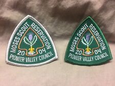 (ae1) Boy Scouts-      Moses Scout Reservation patches  (2-different)  2004