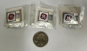 Lotto di "3" INUTILIZZATI Vintage General Electric GE Pubblicità Logo Cappello Spilla Bavero (A3) - Foto 1 di 5