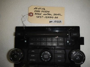 **2010-2011-2012 FORD FUSION  RADIO CONTROL PANEL #9E5T-18A802-AE  (BOX-10329)* - Picture 1 of 2
