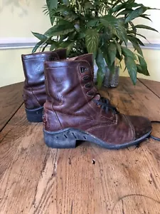 Mens Ariat Pro Leather Riding Boots - ATS Equipped Size 9.5 - Picture 1 of 12