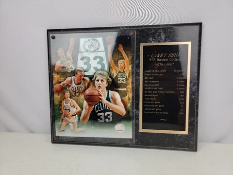 LARRY BIRD PLAQUE BOSTON CELTICS BASKETBALL NBA 2004 Cover