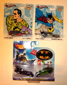 3 vehículos Hot Wheels Batman 2003 y 2011 sin usar - Imagen 1 de 1