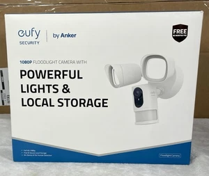 New Eufy 1080p Floodlight Camera White T8420X - Picture 1 of 6