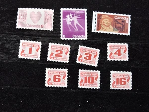 CANADA 1972 FRONTENAC S 561 + S559 + S 560 + S 28+J31+J 33+J35+J 37 MNH - Picture 1 of 4
