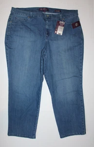 Gloria Vanderbilt Plus Size Jeans 20 W Short Amanda Blue Stretch Denim Pants NWT - Picture 1 of 5