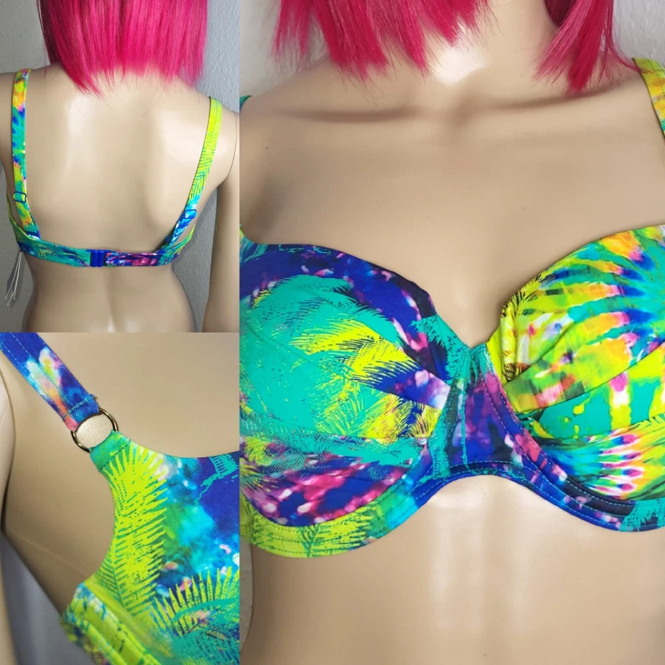 Luxus Bikini, Cyell, Größe 70/32, Cup F, Schwimm Bade Oberteil Top BH Damen neu - Bild 1 von 4
