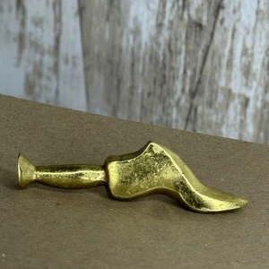 Colonial Williamsburg Brass Shoe Mold Pipe Tamper CW Vintage - Picture 1 of 5