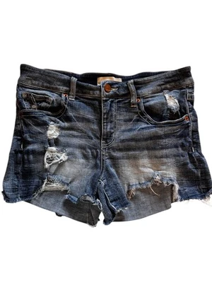 Pantalones Cortos de Denim BKE Victoria Distressed Corte Talla 28 Para Mujer Informales Estilo Verano Foto 1 de 4