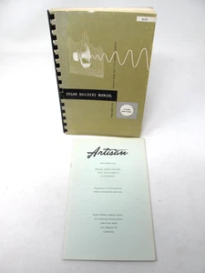 1958 Organ Builders Manual Electronic Arts 1960 Price List Pedals Amplifiers - Bild 1 von 8