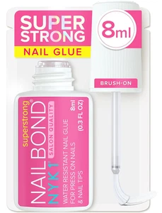 Colla Unghie Super Forte per Pressa su Unghie, Punte Unghie e Unghie Acriliche (8ml) - Foto 1 di 12