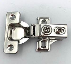 Soft Close Cabinet Door Hinge for 1/2" Partial Overlay Cupboard 100 Degree 10pc - Picture 1 of 5