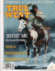 True West, January 1995, Shoot Out At Gallegos Canyon, "QUICKSHOT" Davis - Picture 1 of 1
