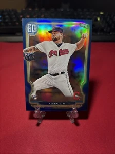 2020 Topps Gypsy Queen Chrome Logan Allen Blue Refractor /99 Card #123 TA402 - Bild 1 von 4