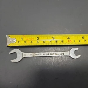 VLCHEK USA Open-End Wrench 3/8" x 7/16" SAE W1214 Open-Ring Spanner - Bild 1 von 12
